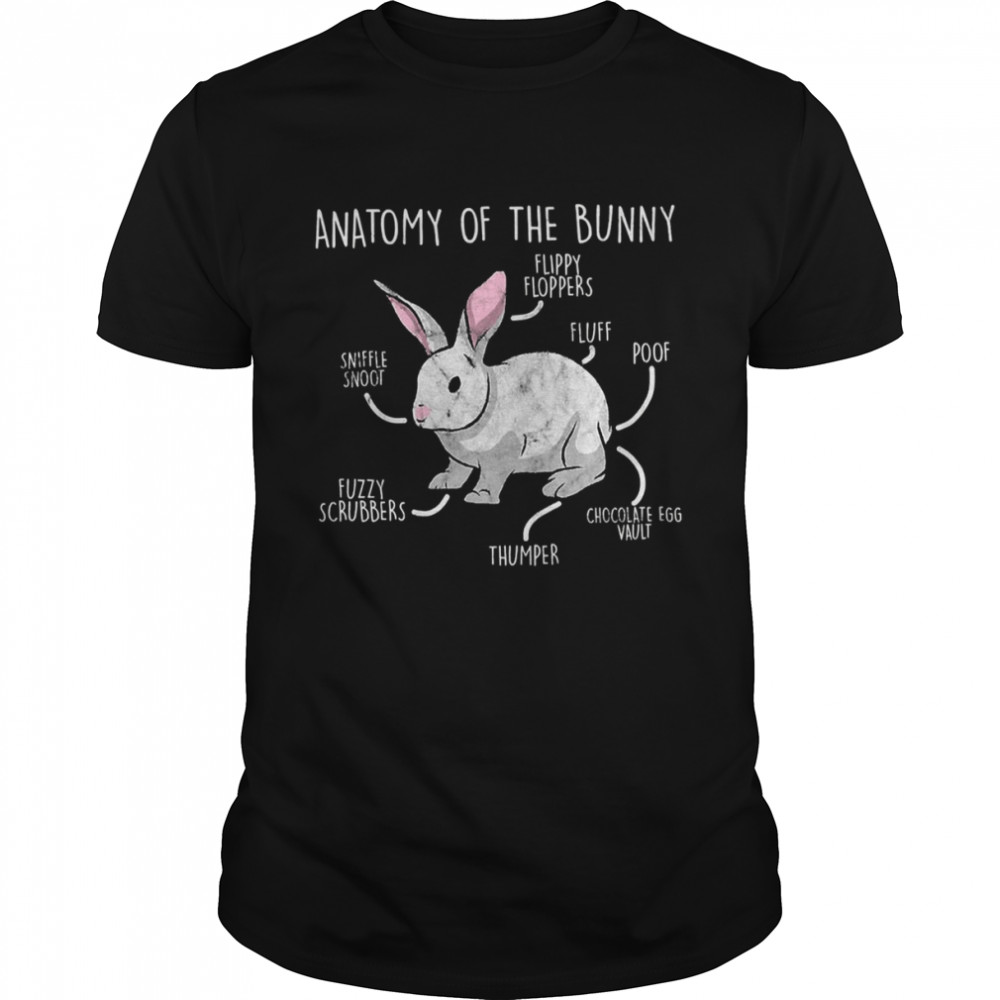 Rabbit Anatomy Bunny Animal Pet Owner shirt Classic Men's T-shirt