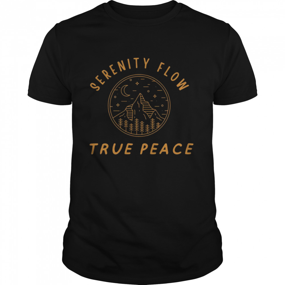 Serenity Flow True Peace Landscape shirt Classic Men's T-shirt