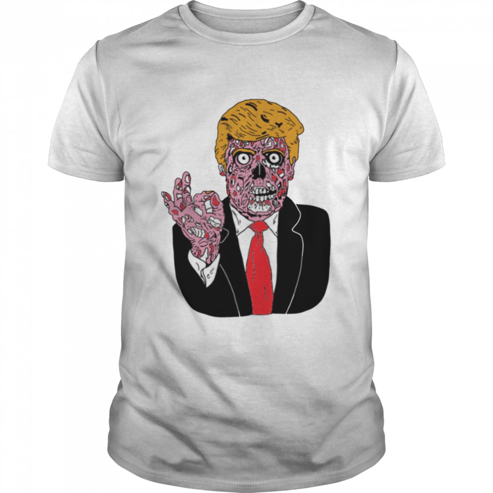 t Zombie Funny Donald Trump Halloween T-Shir Classic Men's T-shirt