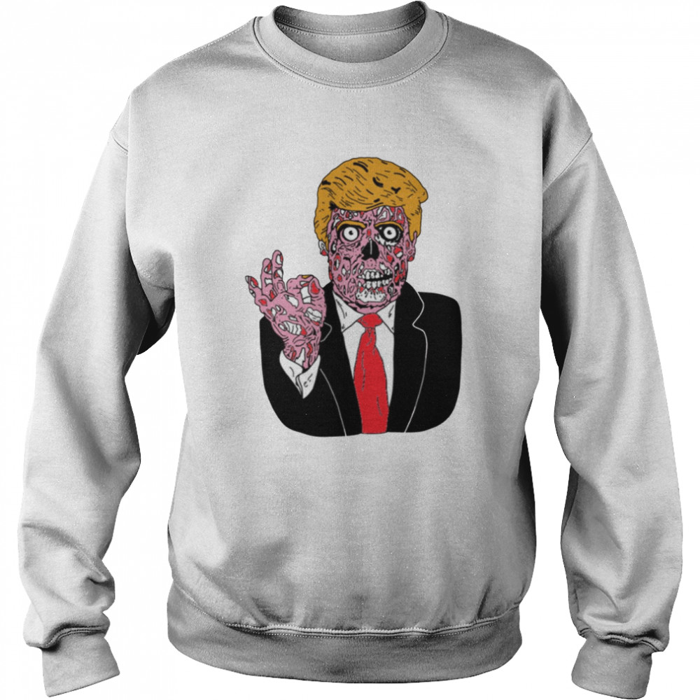 t Zombie Funny Donald Trump Halloween T-Shir Unisex Sweatshirt