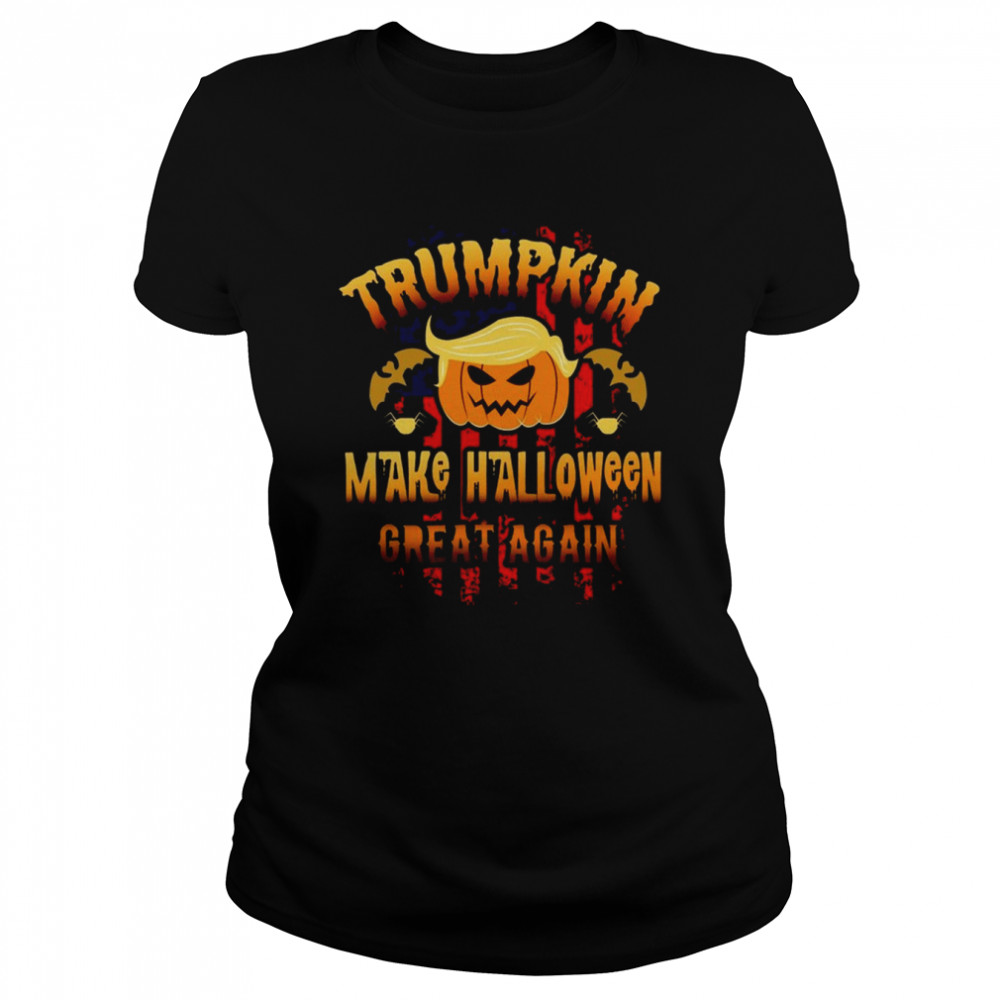 Trumpkin Funny Donald Trump Halloween Trumpkin T- Classic Womens T-shirt