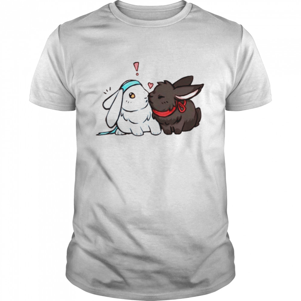 Wangxian Bunnies Cute Couple shirt Classic Men's T-shirt