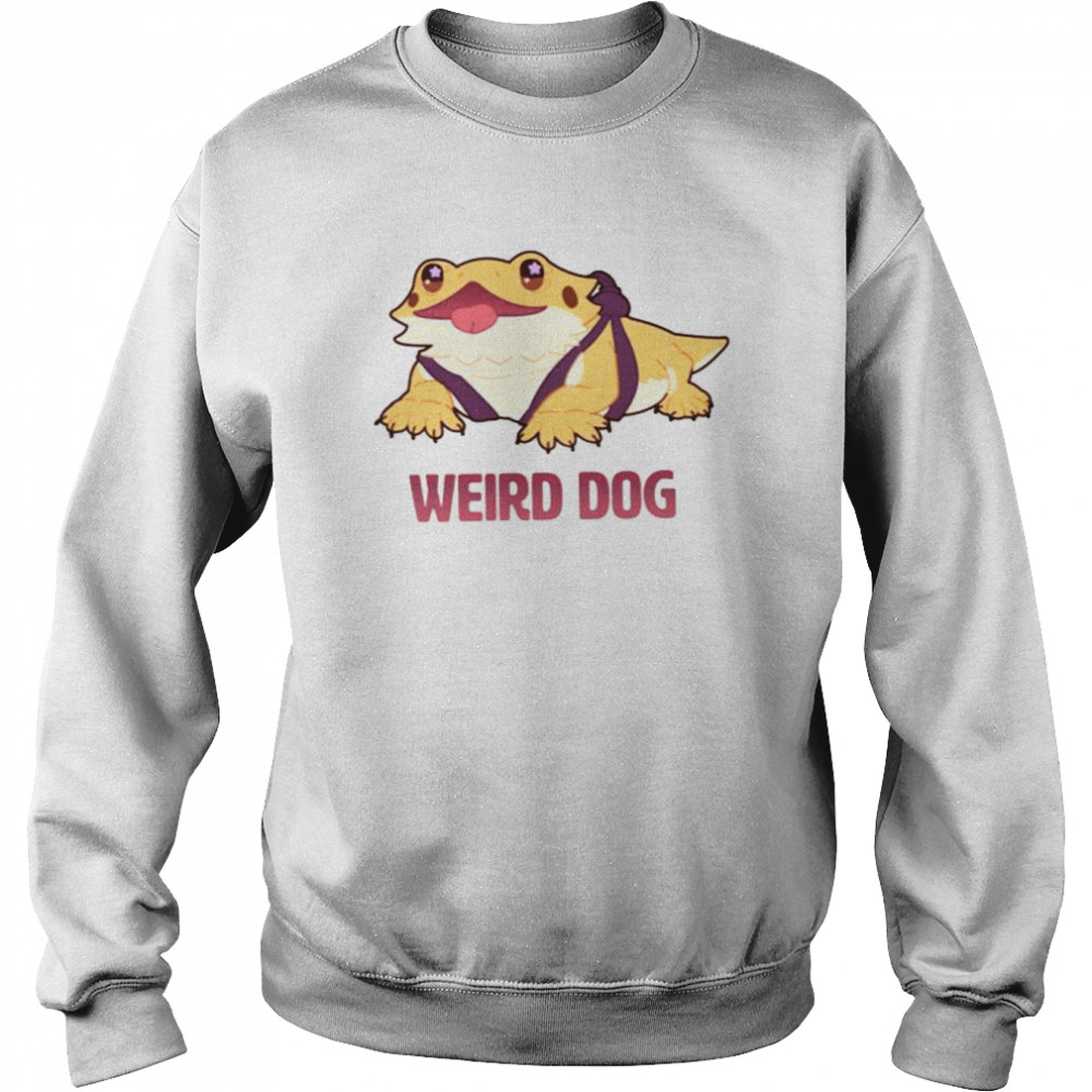 Weird Dog Reptile Cute Art shirt Unisex Sweatshirt