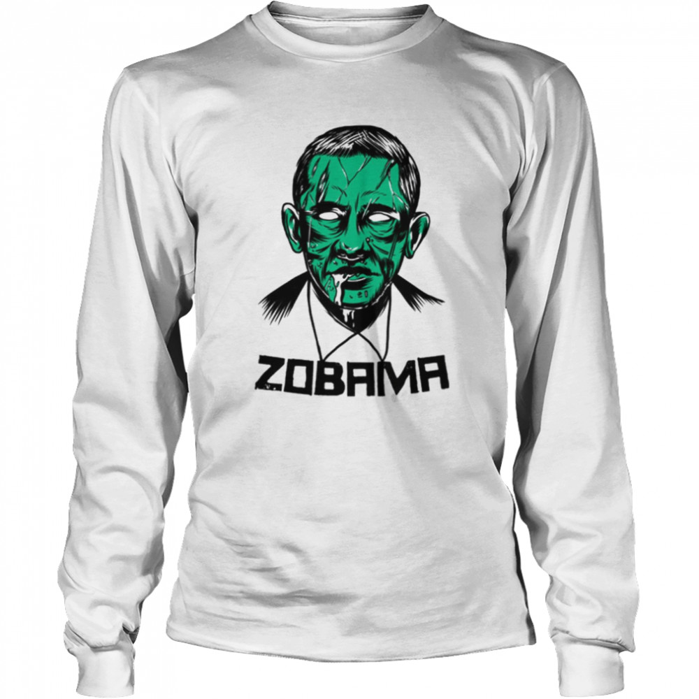 Zombie Obama Halloween T- Long Sleeved T-shirt
