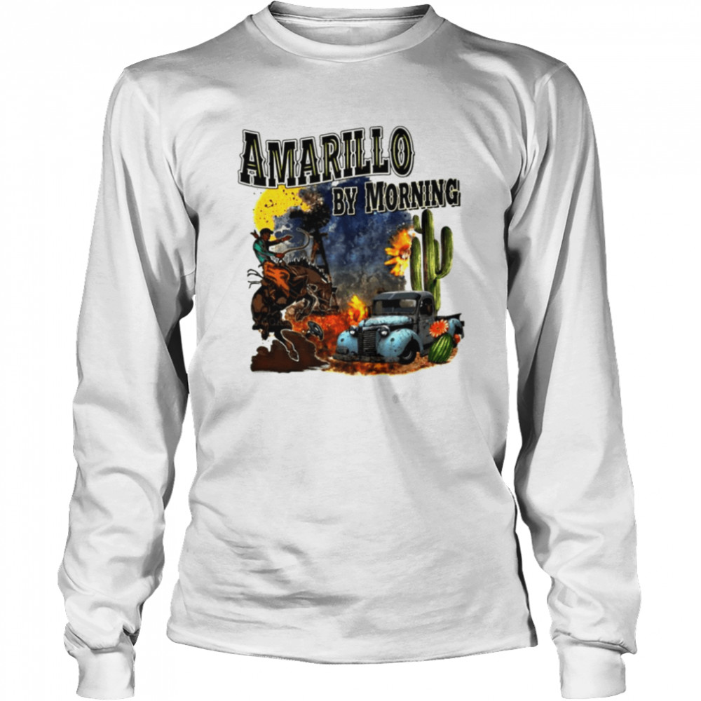 Album Cover George Strait Armadillo By Morning shirt Long Sleeved T-shirt