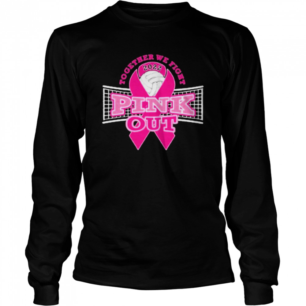Belmont vs Highland Pink Out Volleyball Fundraiser 2022 shirt Long Sleeved T-shirt