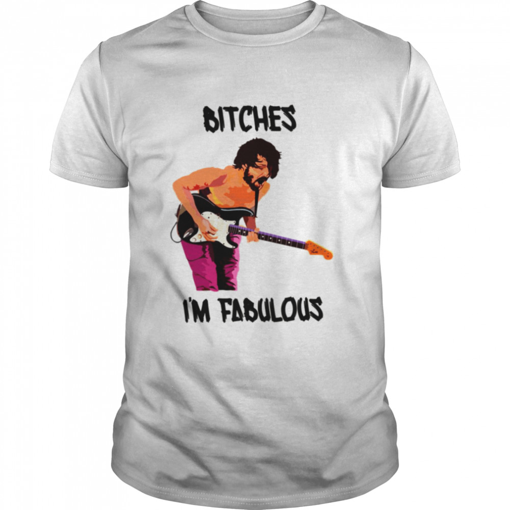 Bitches I’m Fabulous Band Simon Neil James Johnston Simon Biffy Clyro shirt Classic Men's T-shirt