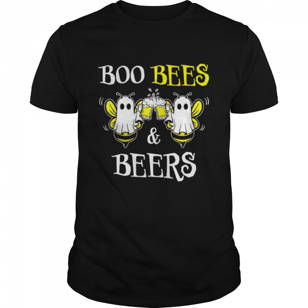 Boo bees and beers Halloween shirt Classic Men's T-shirt