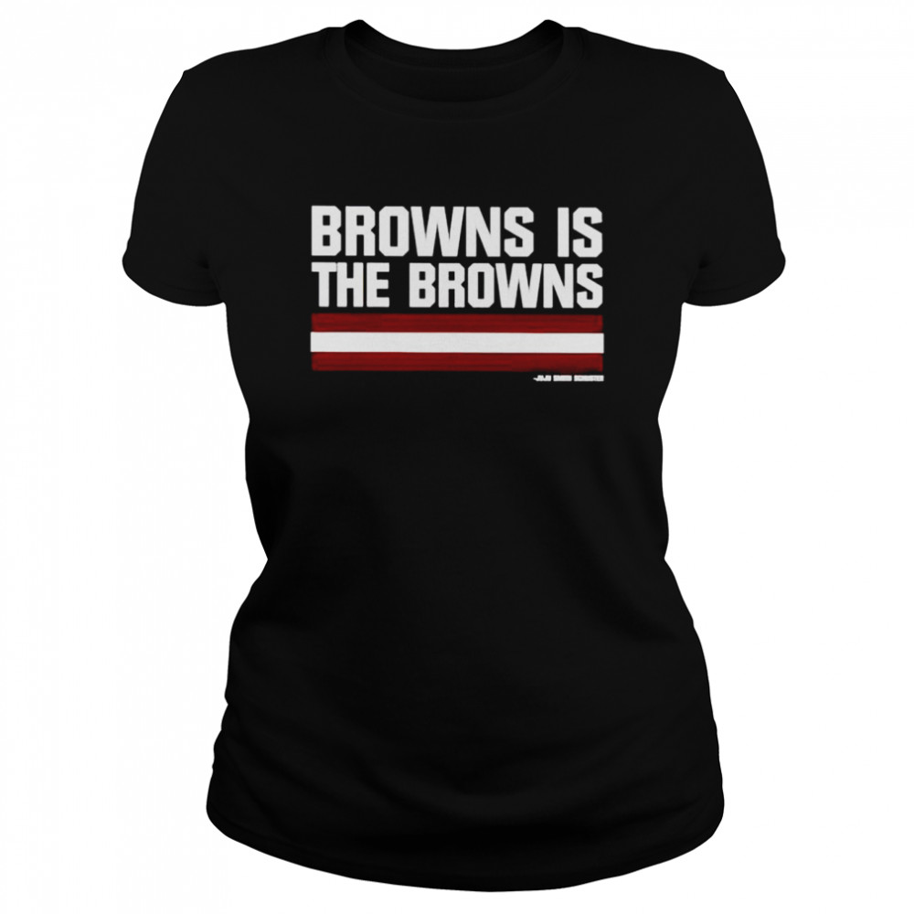 browns is the browns riley collins shirt classic womens t shirt