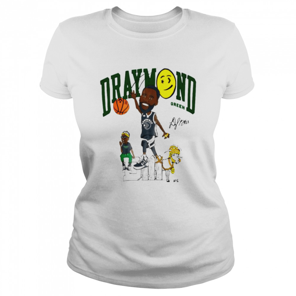 Draymond Green Golden State Warriors cartoon shirt Classic Womens T-shirt