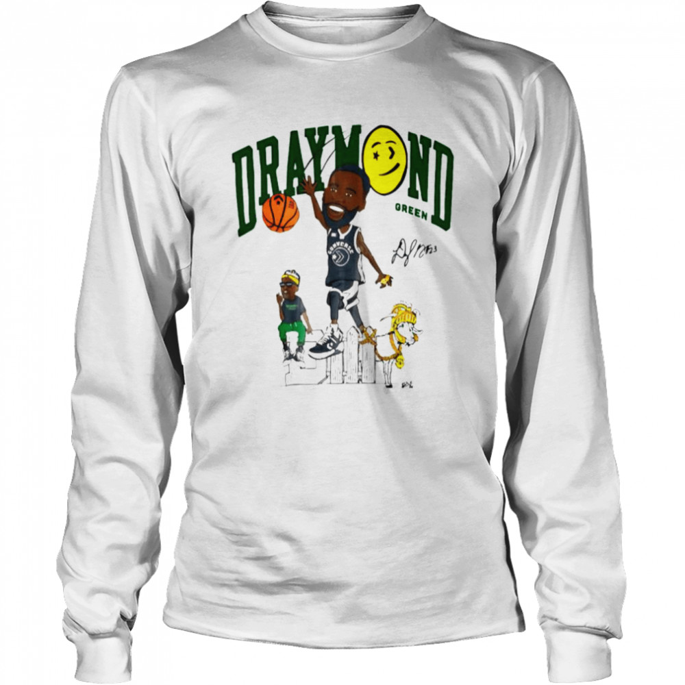 Draymond Green Golden State Warriors cartoon shirt Long Sleeved T-shirt