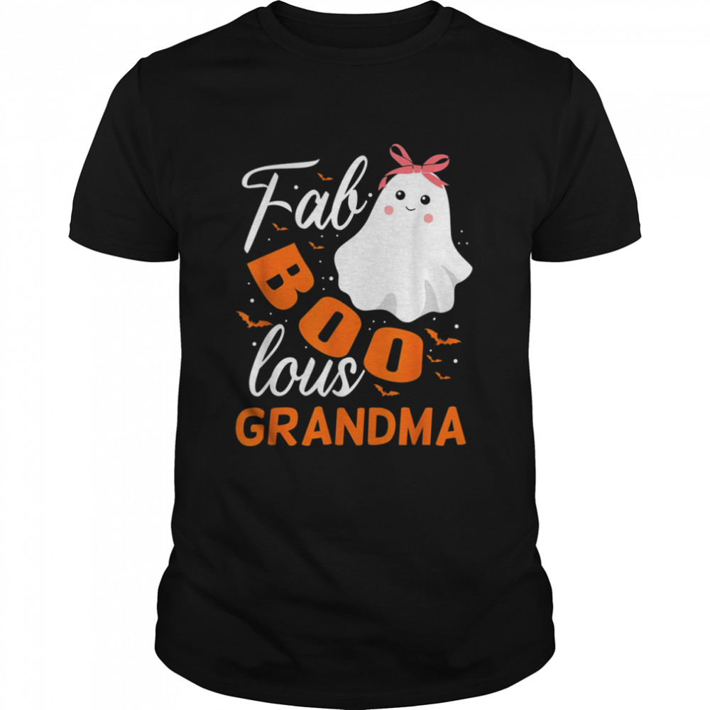 Fabulous Faboolous Ghost Grandma Halloween T- Classic Men's T-shirt