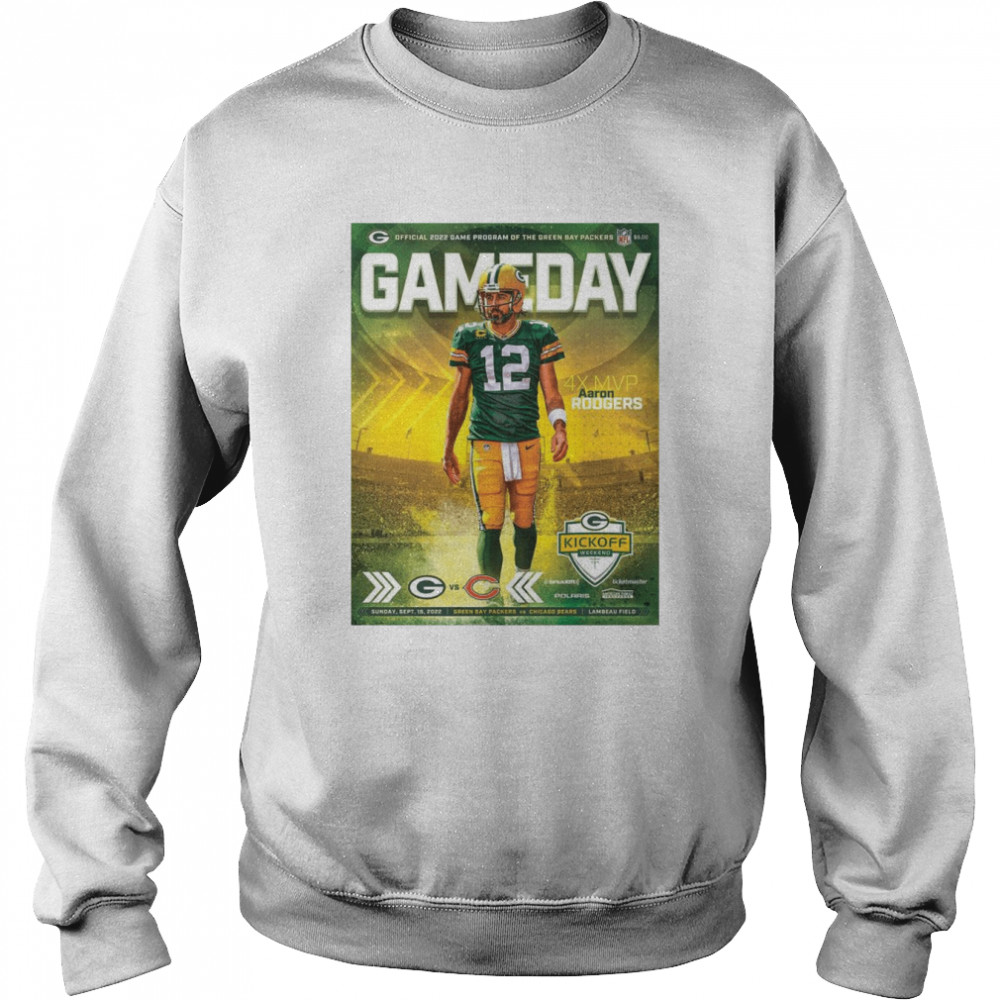 Game Day Program 9-18-2022 Chicago Bears vs Green Bay Packers shirt Unisex Sweatshirt