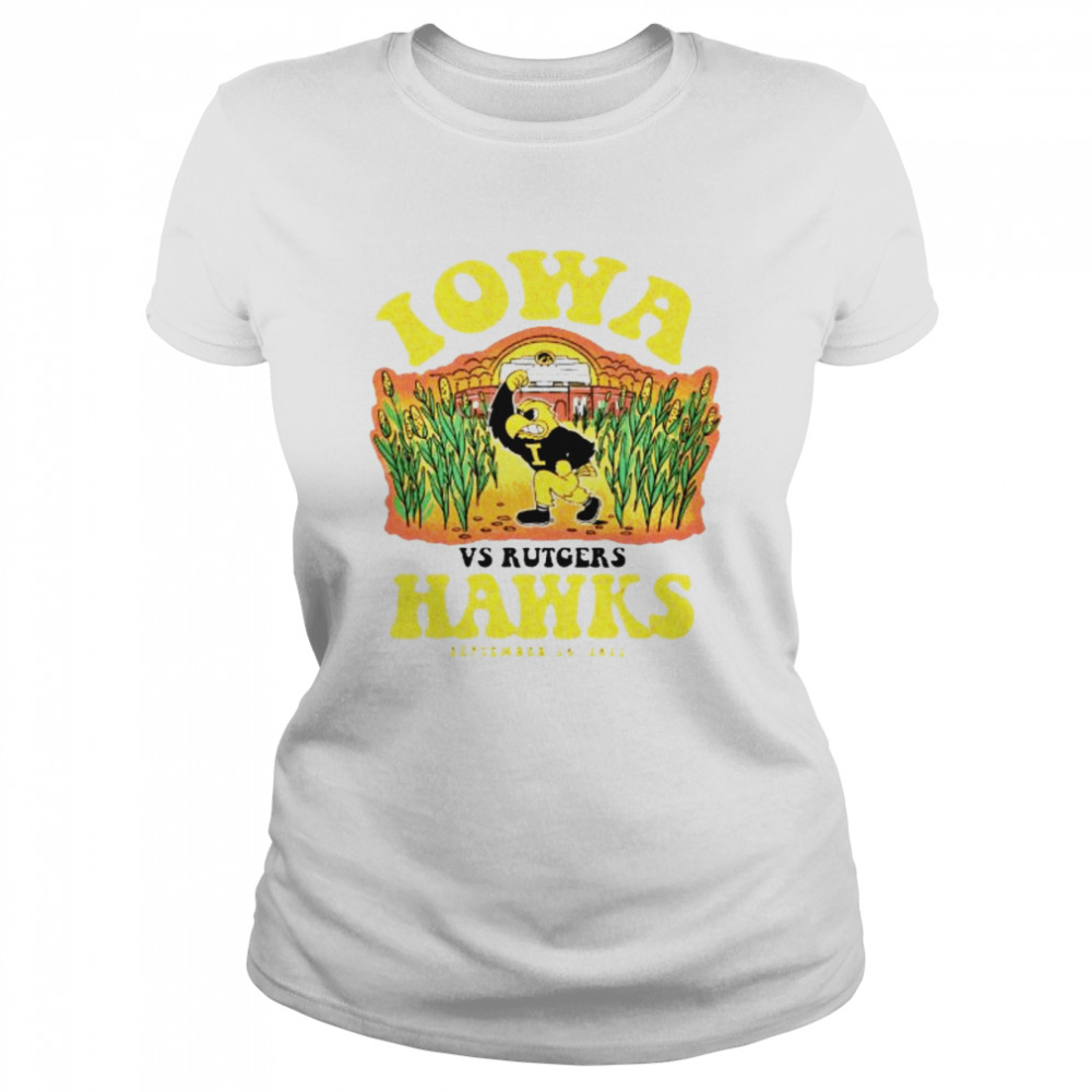 Iowa Vs Autoers Hawks September 24 2022 shirt Classic Womens T-shirt