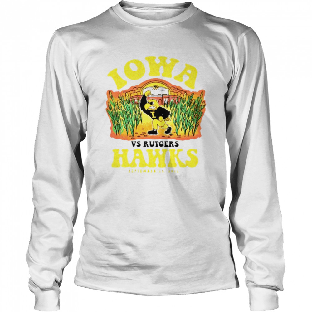 Iowa Vs Autoers Hawks September 24 2022 shirt Long Sleeved T-shirt