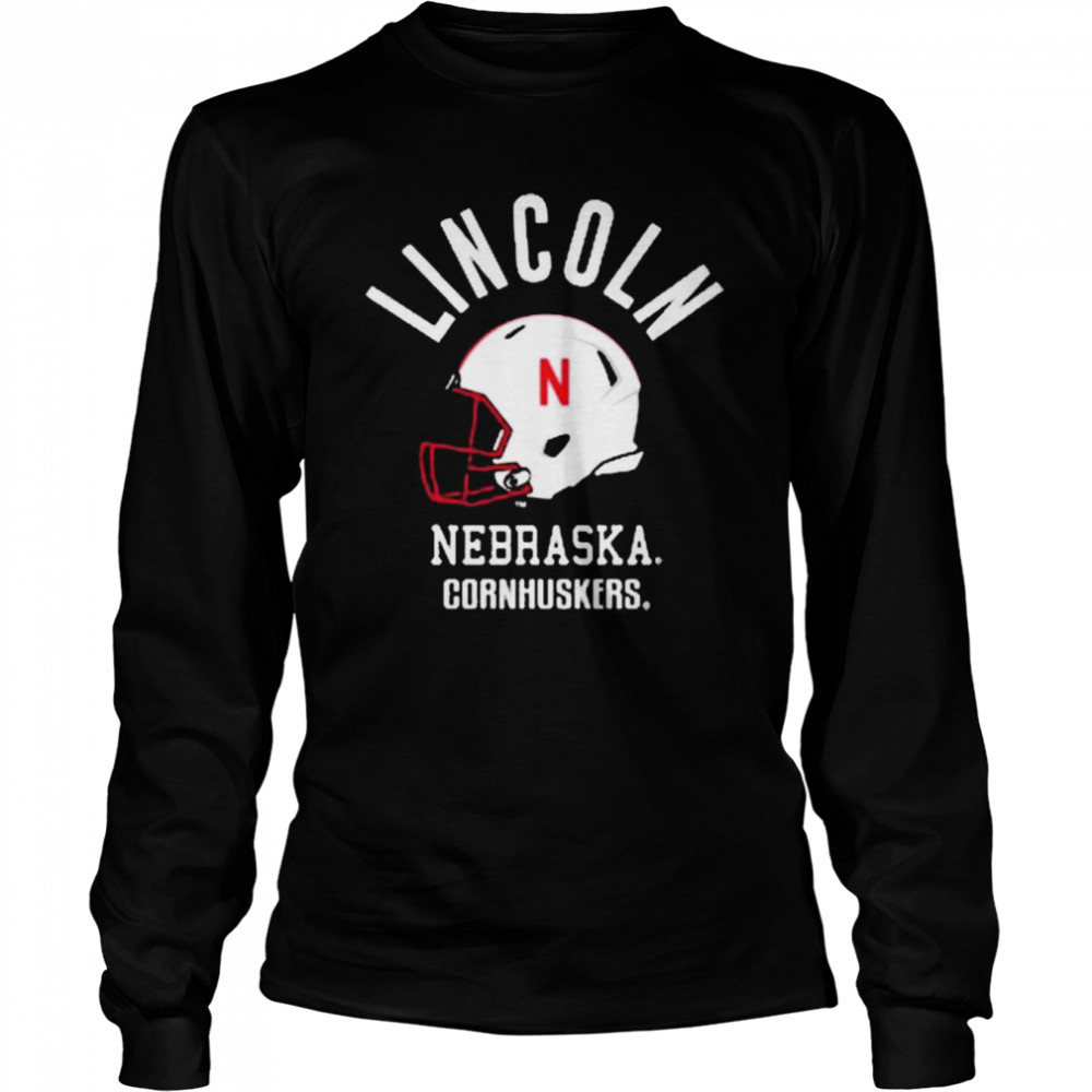 Lincoln Nebraska Cornhuskers helmet shirt Long Sleeved T-shirt