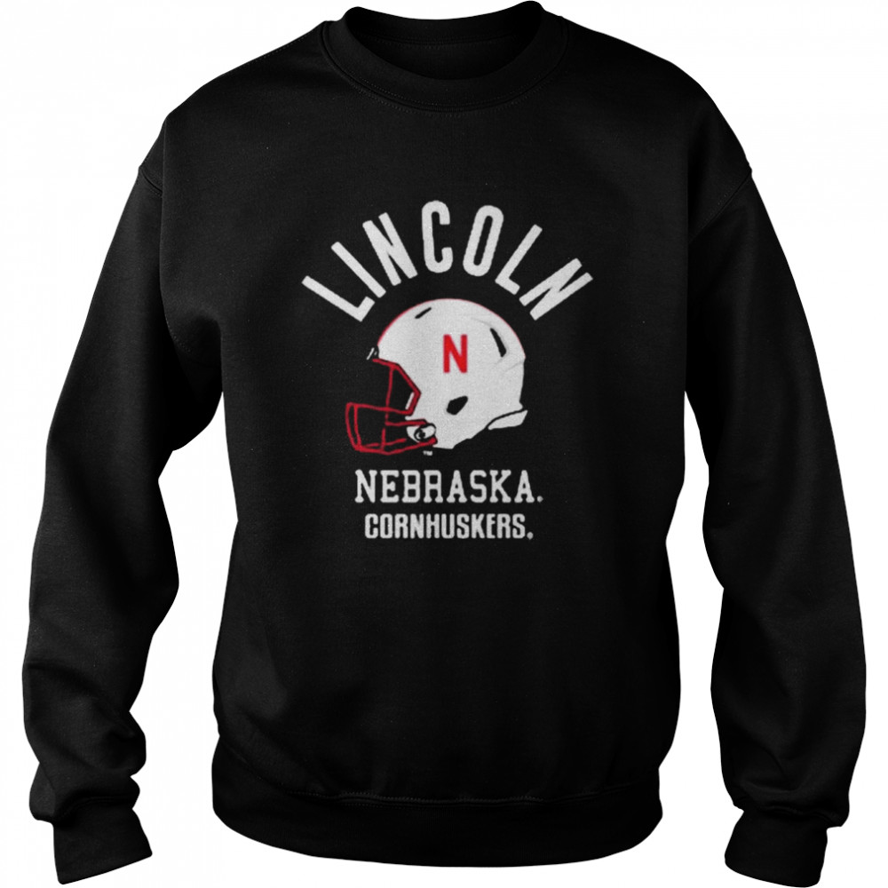 Lincoln Nebraska Cornhuskers helmet shirt Unisex Sweatshirt