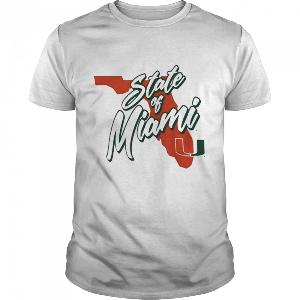 Miami Hurricanes State of Miami shirt Classic Men's T-shirt