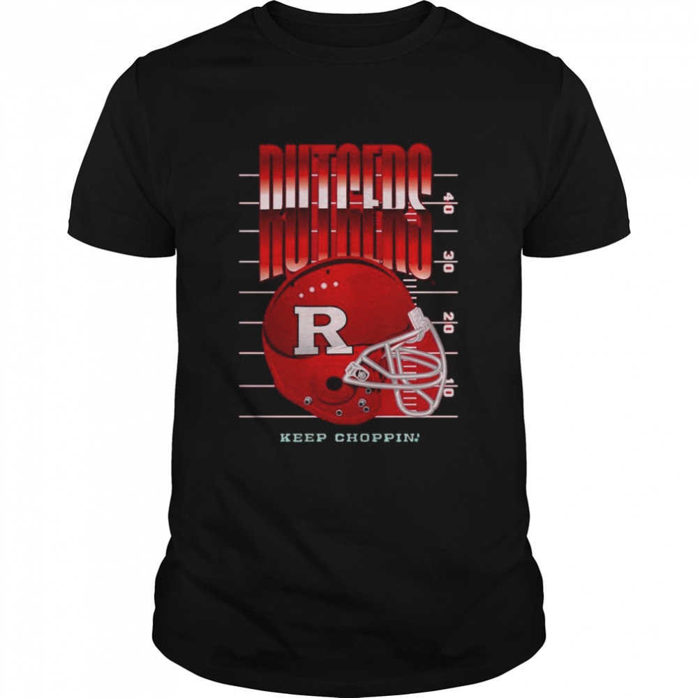 Rutgers Scarlet Knights Keep Choppin Helmet  Classic Men's T-shirt