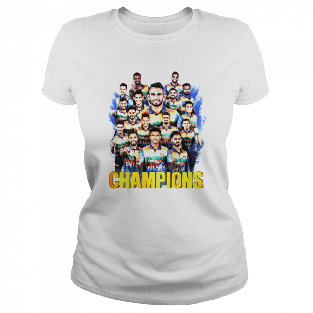 sri lanka champion asia cup shirt classic womens t shirt