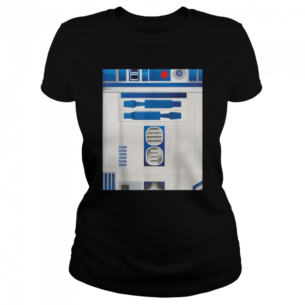 Star Wars R2 D2 Halloween Costume Star Wars Halloween T- Classic Women's T-shirt