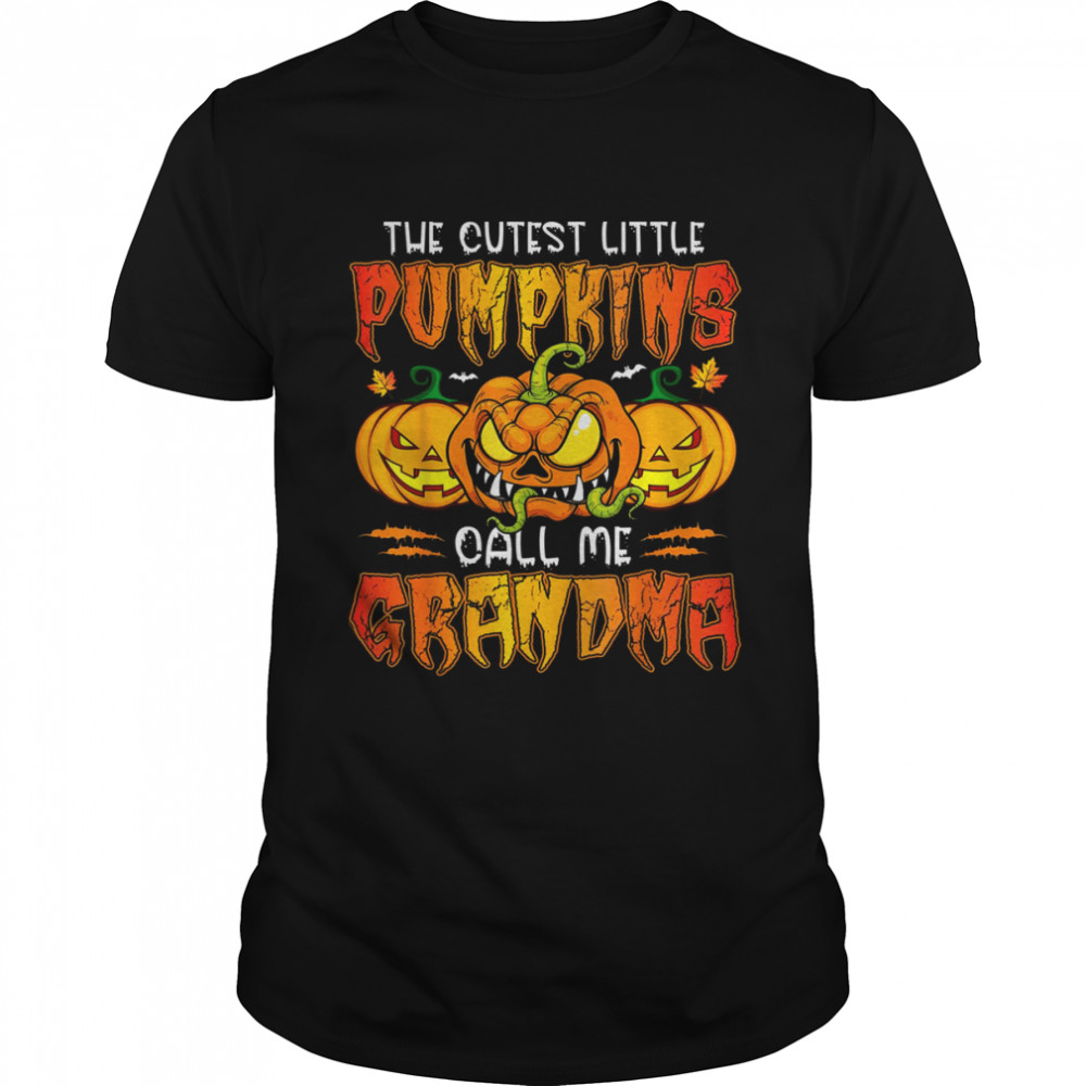 The Cutest Little Pumpkins Call Me Grandma Halloween T- Classic Men's T-shirt