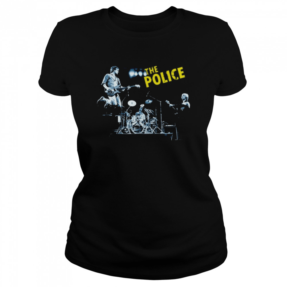 The Police Live In Concert Sting Rock shirt Classic Women's T-shirt