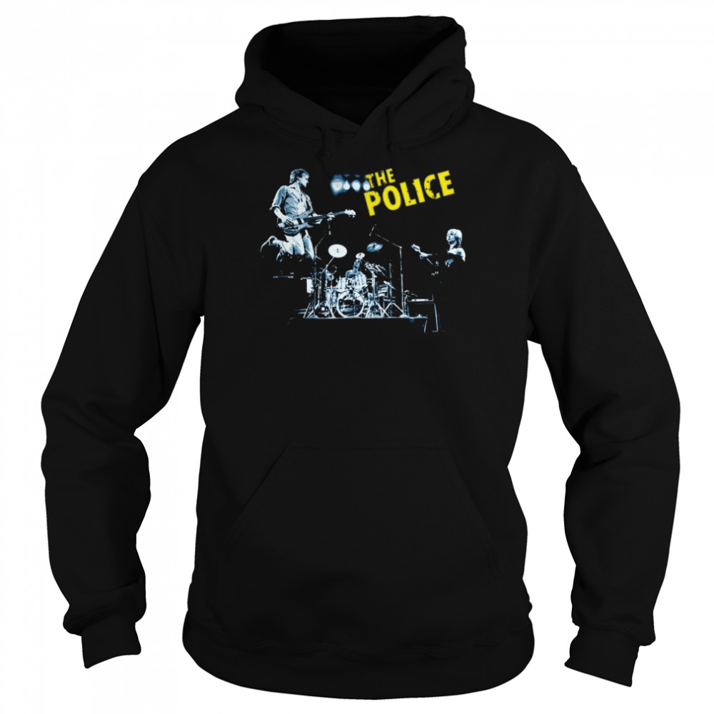 The Police Live In Concert Sting Rock shirt Unisex Hoodie