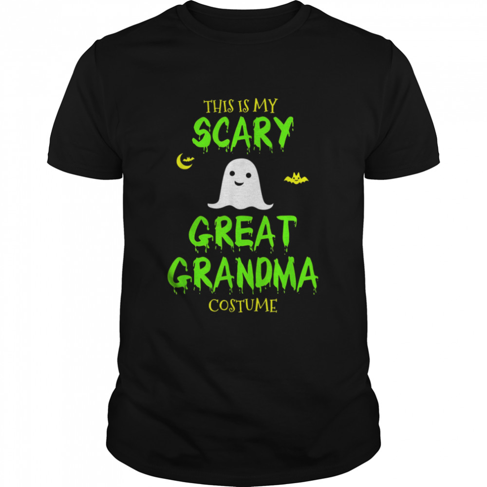 This Is My Scary Great Grandma Costume Halloween Lazy Easy Grandma Halloween T- Classic Men's T-shirt