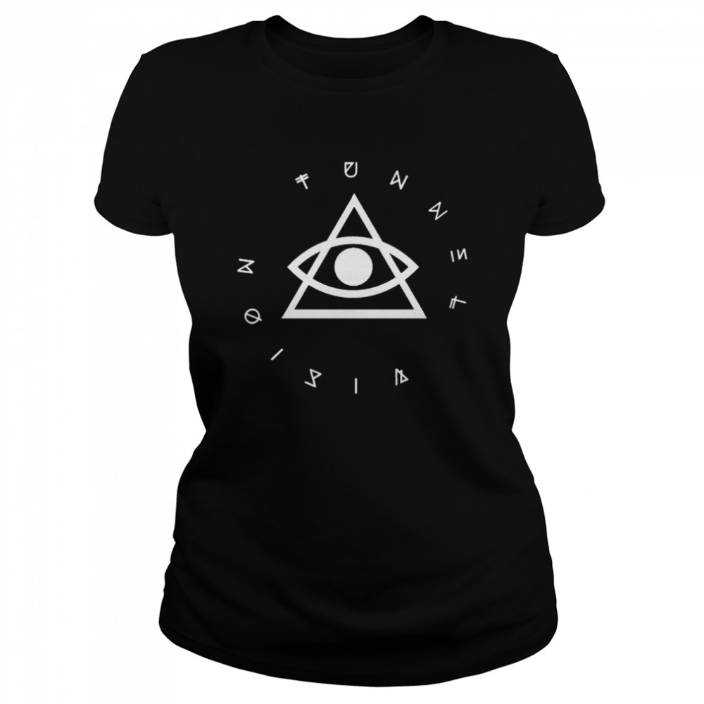 tunnel eyes vision all seing being prime shirt classic womens t shirt