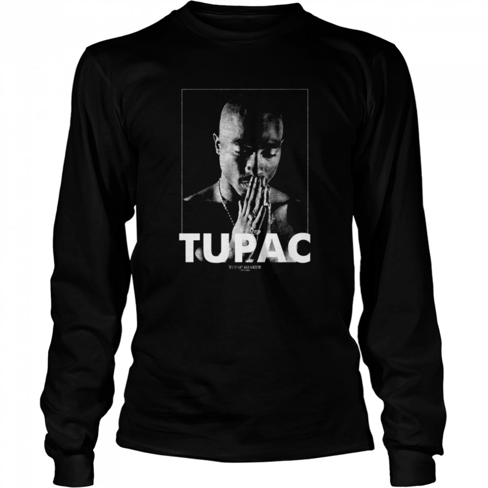 tupac shakur 2pac praying rap rock shirt long sleeved t shirt