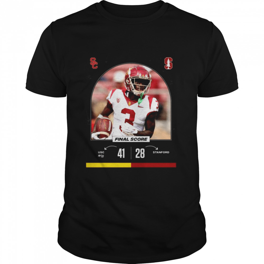 USC 41 vs 28 Stanford Finals Score game day 2022 shirt Classic Men's T-shirt