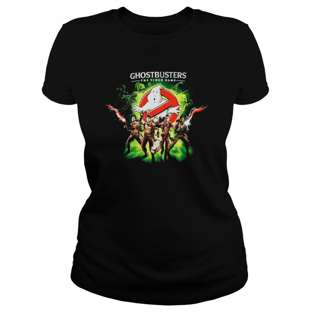 vintage ghostbuster the video game shirt classic womens t shirt