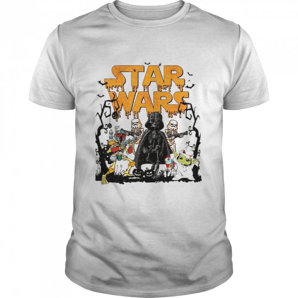 Vintage Star Wars Skeleton shirt Classic Men's T-shirt