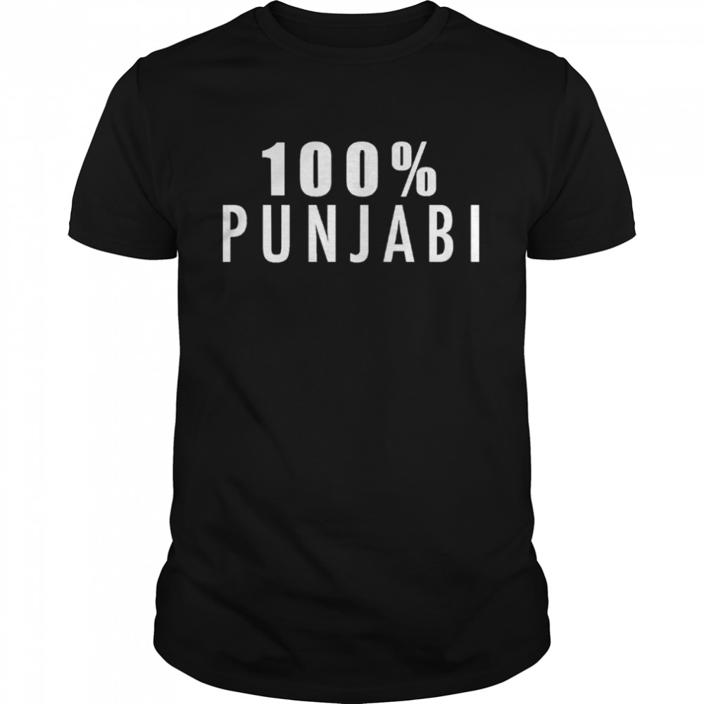 100 Pure Punjabi Quote Quality Fan Retro shirt Classic Men's T-shirt