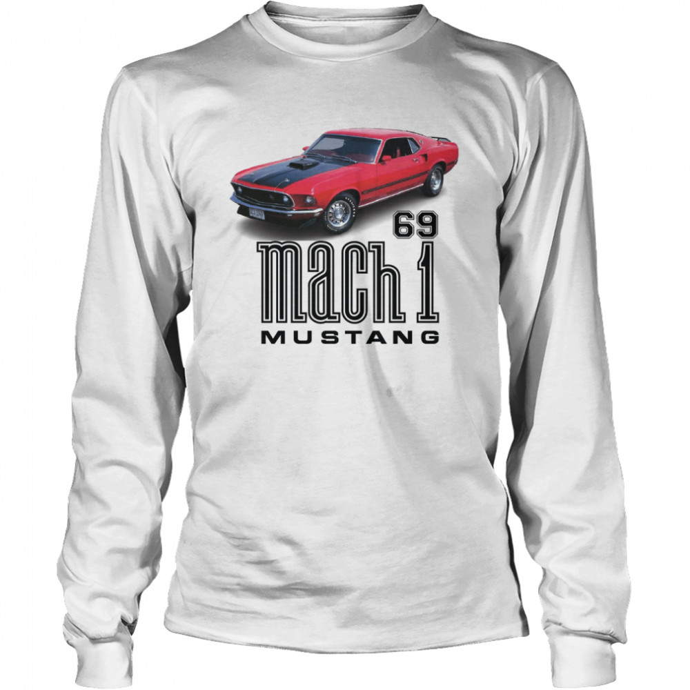 69 Mach 1 Mustang Custom T- Long Sleeved T-shirt