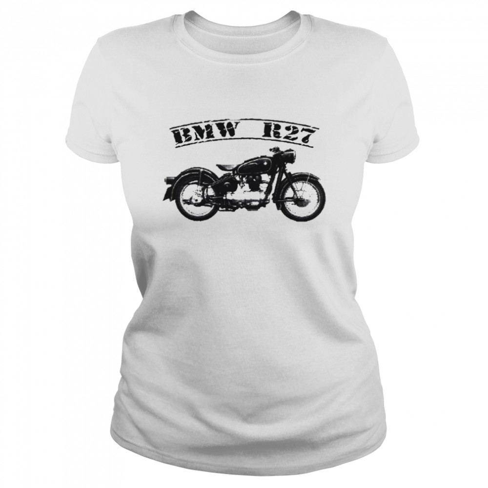 BMW R27 247cc Custom Antique Vintage Motorcycle T- Classic Women's T-shirt
