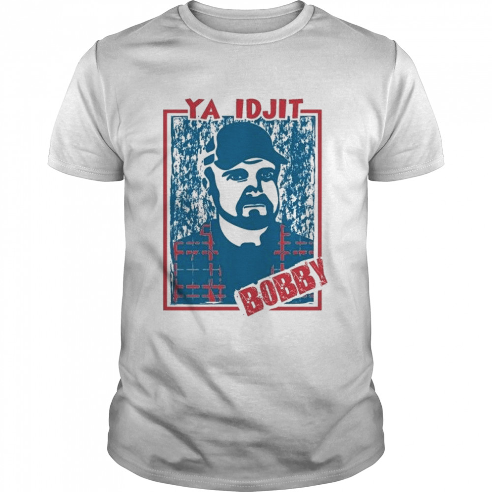Bobby Singer – Ya Idjit – Supernatural Ghost Hunter Custom Illustration Tribute  Classic Men's T-shirt