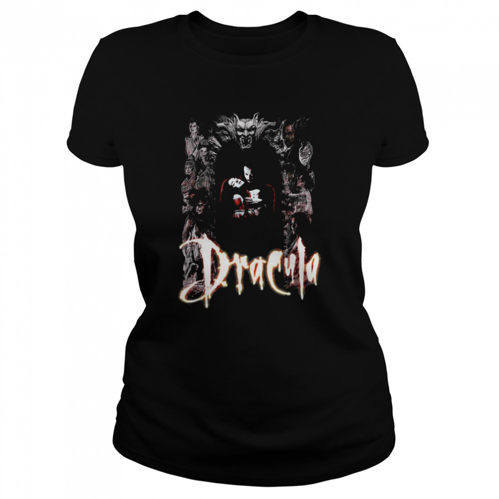 bram stokers dracula halloween monsters shirt classic womens t shirt