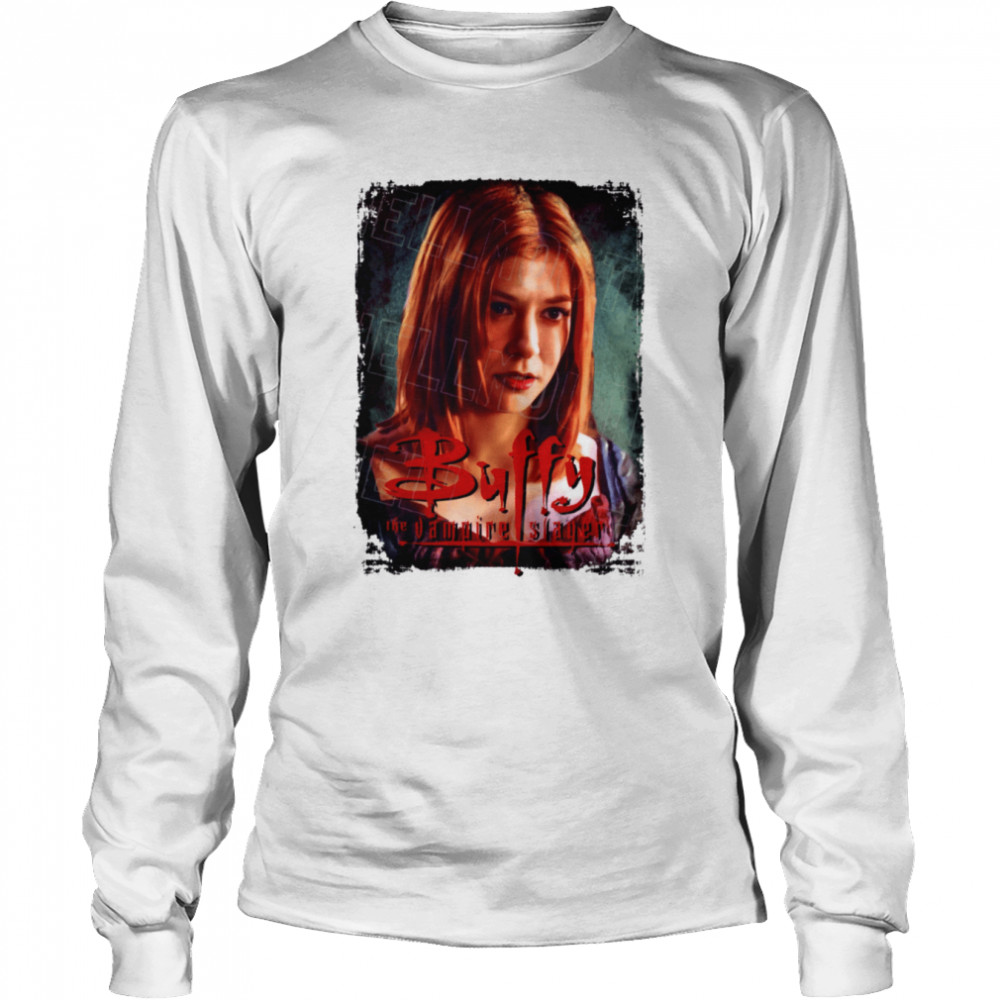 Buffy The Vampire Slayer Vampire Willow Alyson Hannigan Halloween shirt Long Sleeved T-shirt
