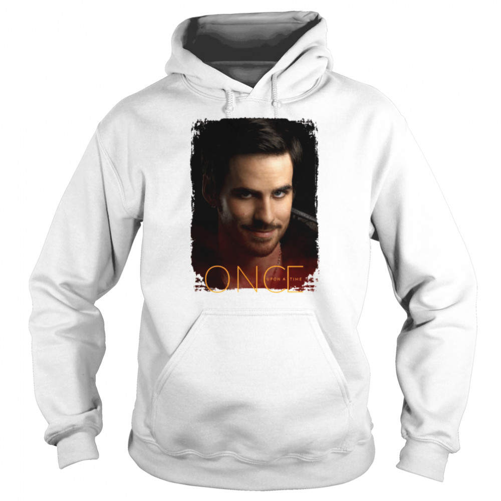 captain hook once upon a time white halloween shirt unisex hoodie
