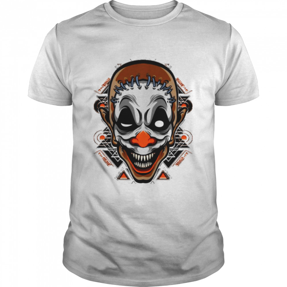 Creepy Clown Smile Halloween Monsters shirt Classic Men's T-shirt