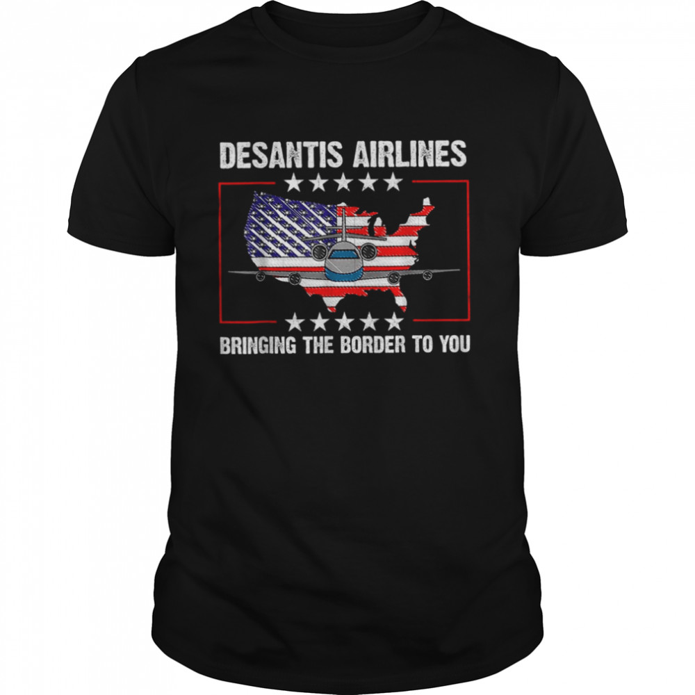 Desantis Airlines Vintage  Bringing The Border to You Desantis Airlines T- Classic Men's T-shirt
