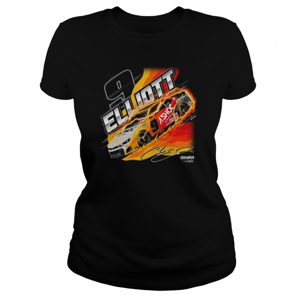 elliott 2022 nascar hendrick motorsport signature shirt classic womens t shirt