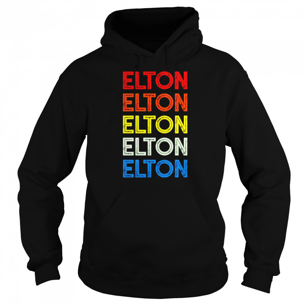 Elton vintage retro shirt Unisex Hoodie