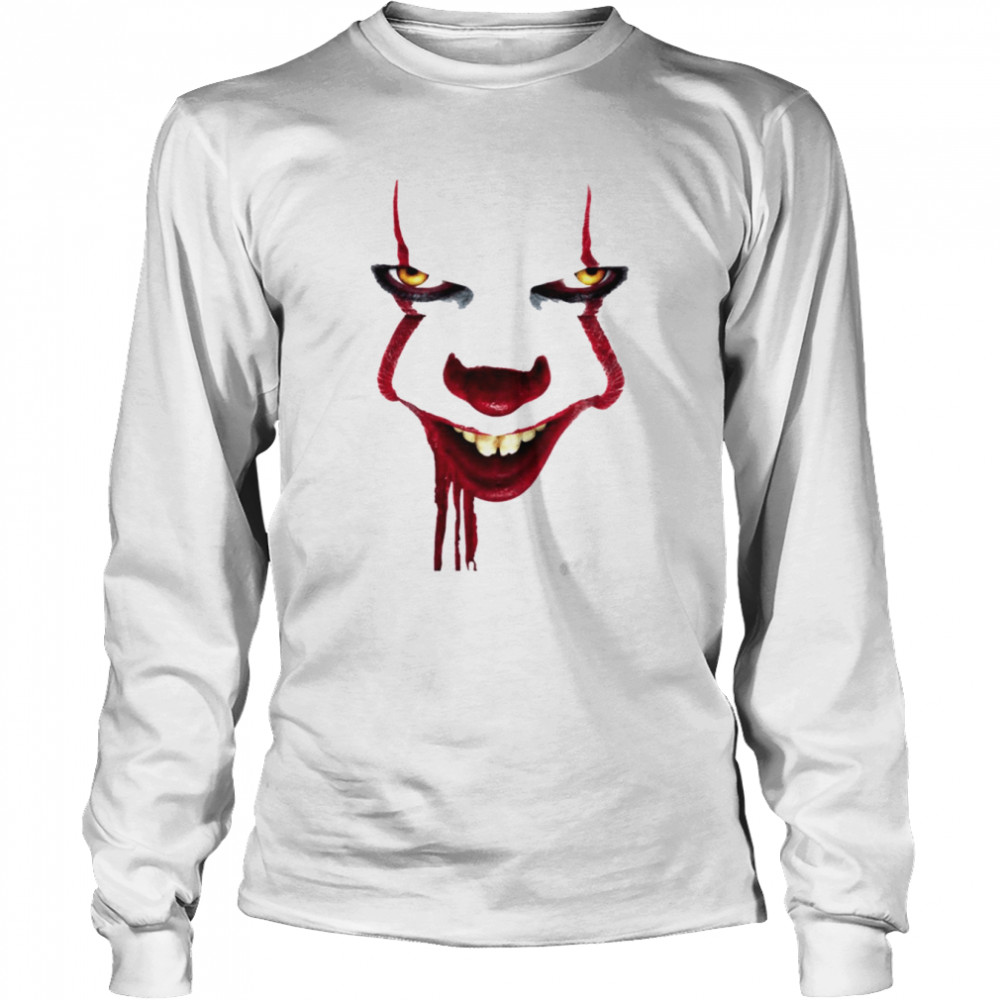 Famous Scary Clown Halloween Monsters shirt Long Sleeved T-shirt