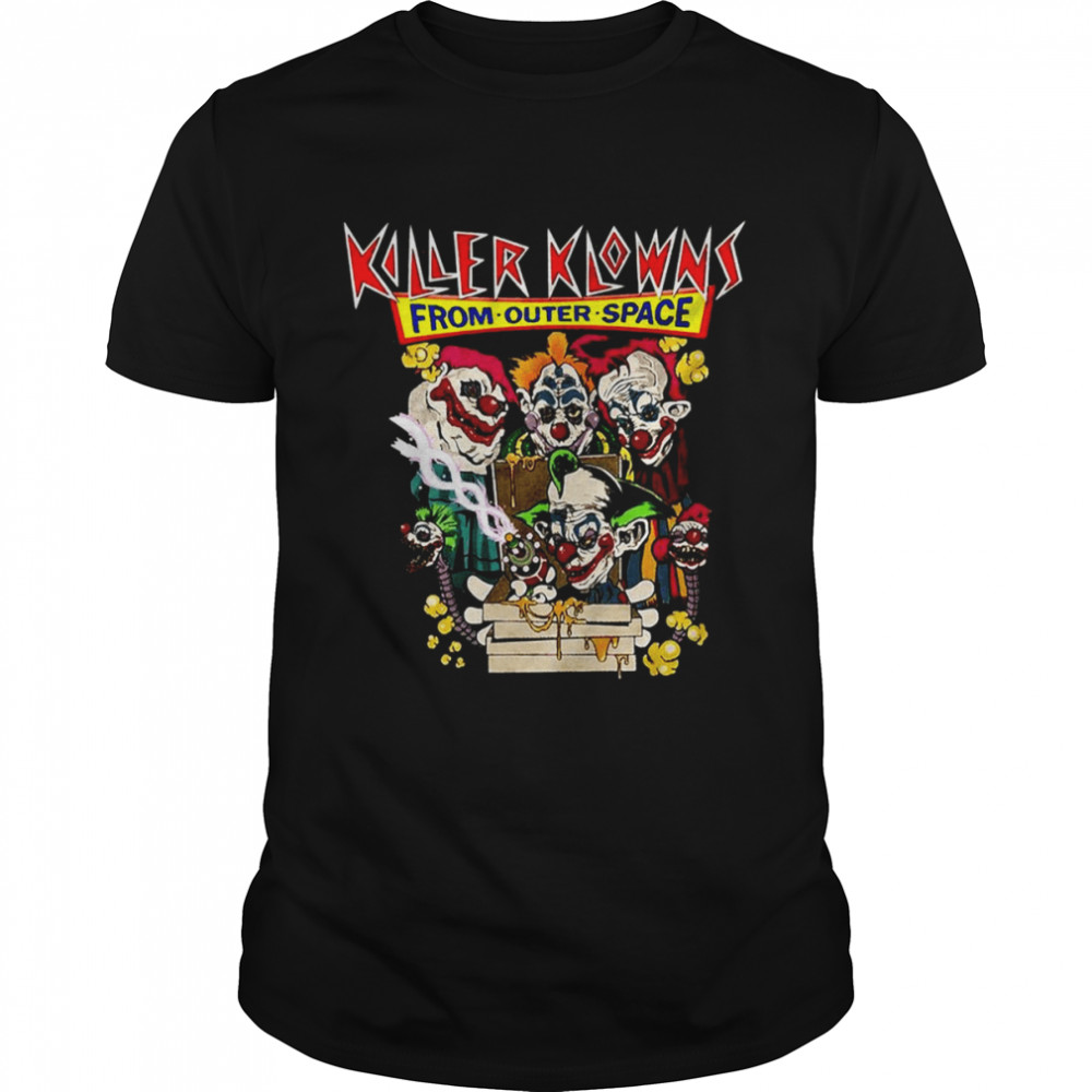Film 1980s Killer Klowns Horror Collector Halloween Monsters shirt Classic Men's T-shirt
