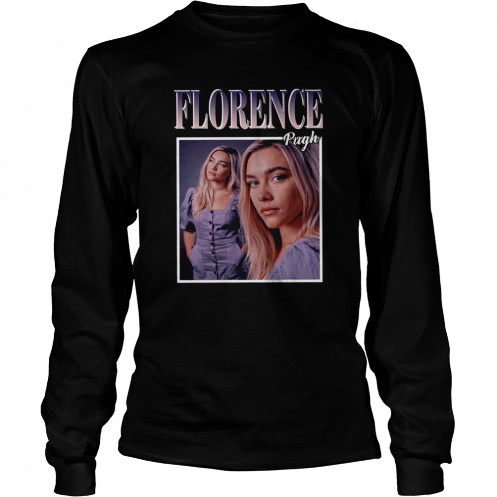 Florence Pugh Vintage Essential 90s shirt Long Sleeved T-shirt