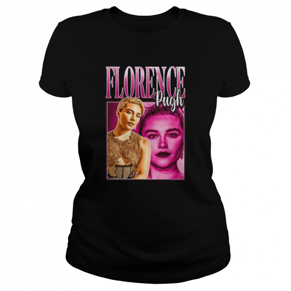 florence pugh 90s graphic classic womens t shirt