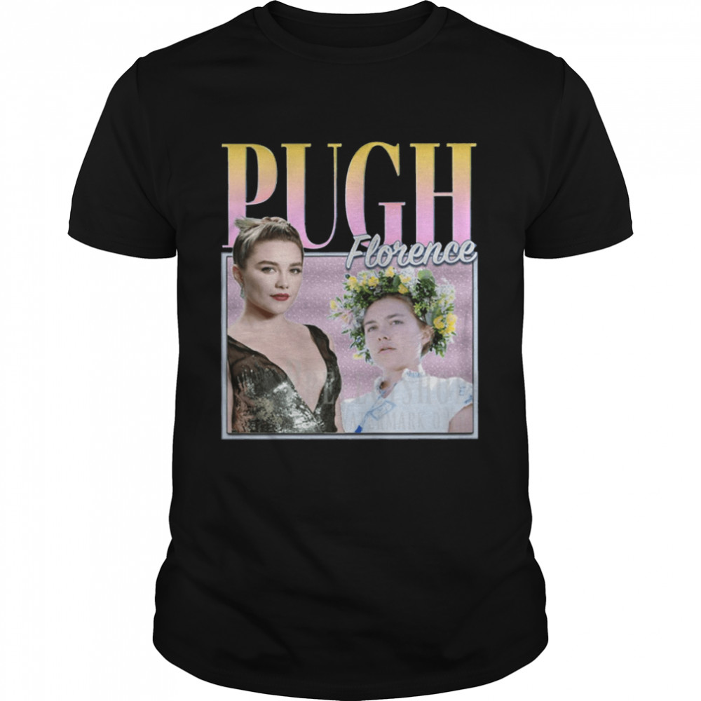 Florence Pugh Actor Retro Style shirt Classic Men's T-shirt